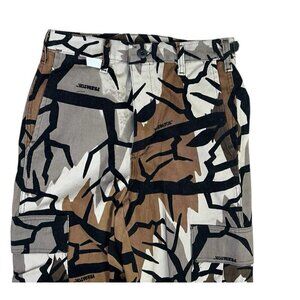 Vtg Camo Cargos Pants Mens Small Rare Predator USA Made Streetwear 28x31